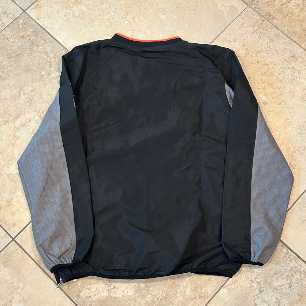 Vintage SF Giants Windbreaker Mens M Black MLB G-III Sports Genuine Merchandise - Picture 7 of 8